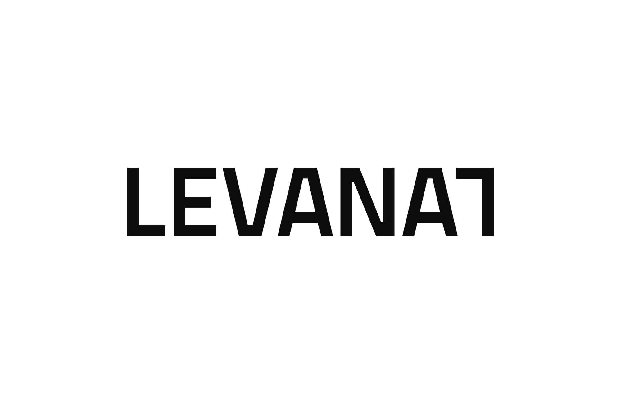Levanat, a logo design based on balance, with the initial letter creatively transformed into the letter 'T', creating a dynamic and stable visual identity for the brand.